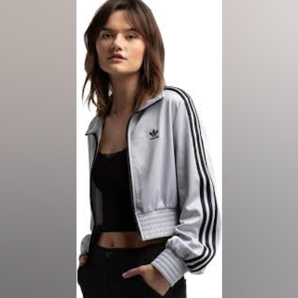Adidas silver jacket NWOT